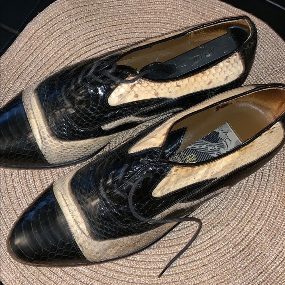 Aldo ponti snakeskin Used men’s shoes